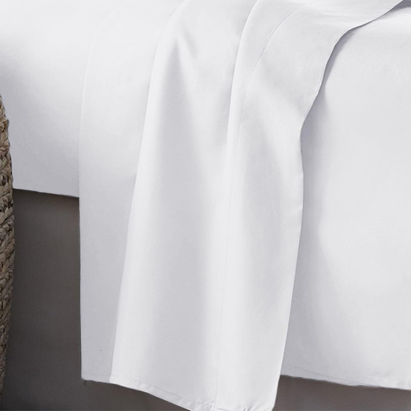 Flat Sheet Single Size 100% Egyptian Cotton 200 Thread Count