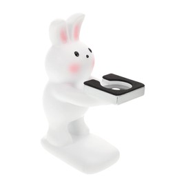 Operitacx Rabbit Watch Charging Stand Cartoon Desktop Holder for Smartwatches Stable and Fade Resistant Charging Dock for Nightstand and Office Organization