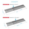 Unicook Universal Replacement Heavy Duty Adjustable Porcelain Steel Heat Plate