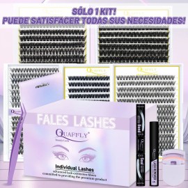 Kit De Extensiones De Pestañas 5 Discos, Gran Capacidad