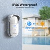TECKNET Self-Powered Wireless Doorbell Kit - Plug-Through Door Bell with