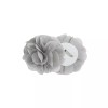 Madison PARK Home Essence Bloom Floral Embellished Cuff Tab Top