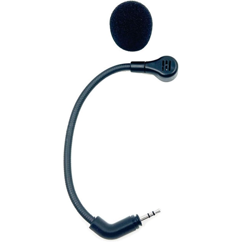 Black Portable 2.5mm Microphone Stereo Studio Gaming Headset Voice Mic-