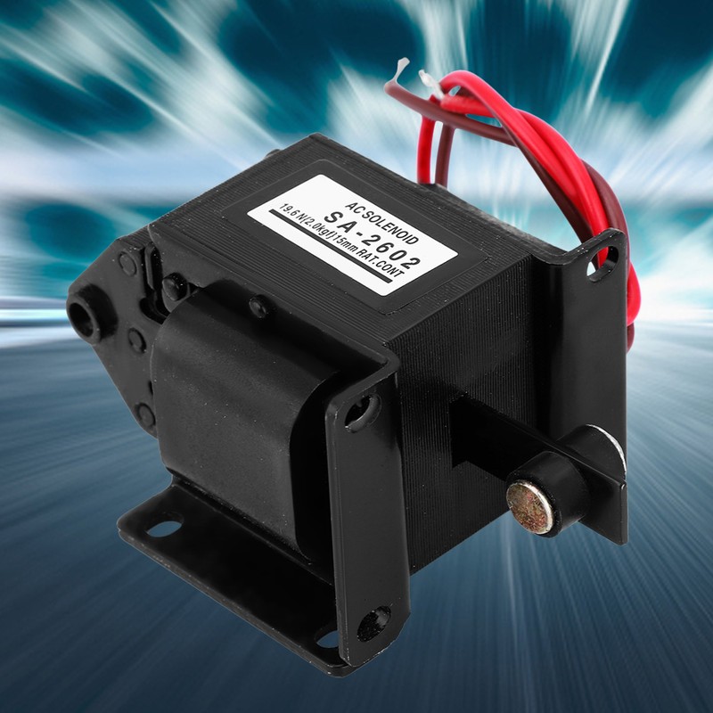 SA-2602 AC Push Pull Electromagnet Tractive Solenoid Electromagnet 220VAC 19.6N