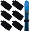 Adjustable Ski Ties, 6pcs Ski Straps Ski Straps Fasteners Adjustable