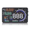 BW New Universal 5.5" Large Screen Multicolour Car HUD Head
