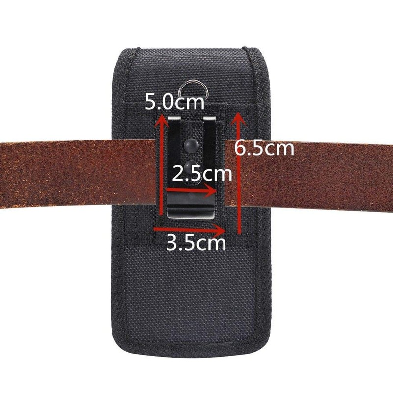 DFV mobile - Nylon Belt Holster with Metal Clip and