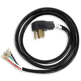 Appliance Pros AP-PT400L - 4 Prong Dryer Cord 10 ft (30 AMP Appliance Power Cord with Dryer Plug, Dryer Power Cord) - 10 Feet (NEMA 14-30P to 4-Wire)