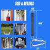 6 Sets Tree Swing Straps Hanging Kit Strap, 50cm x