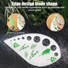 DULSPUE 1 Herb Scraper, Leaf Herb Stripper 9 Holes, Leaf