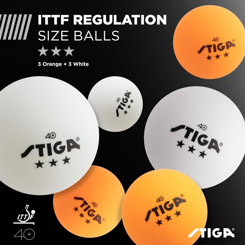 STIGA Performance 4 Player Ping Pong Paddle Set of 4