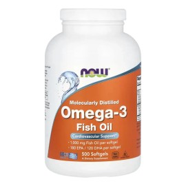 Suplemento Cápsulas Blandas Now Suplementos Omega 500