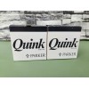 Lot Of 2 VTG Quink Parker Solv-X Black Ink Glass