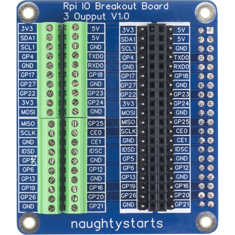 for RPi Pi IO GPIO Terminal Blocks Breakout Board 40Pin
