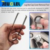 JEUCLEL 10Pc Wheel Stud Alignment Pin Set, with Valve stem