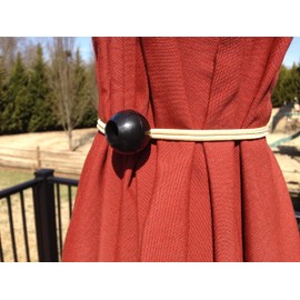 SGT KNOTS Patio Umbrella Bungee Strap Cord with Ball - Long Lasting, Highly Flexible & Durable Umbrella Tie (2 Pack, Tan)