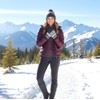 FREESE Knitted Gloves, Cold Protection, Smartphone Compatible, Non-Scratchy, Brushed Lining,