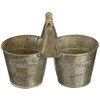 GREENHOUSE Antique Tin Pot 2366-B