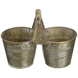 GREENHOUSE Antique Tin Pot 2366-B