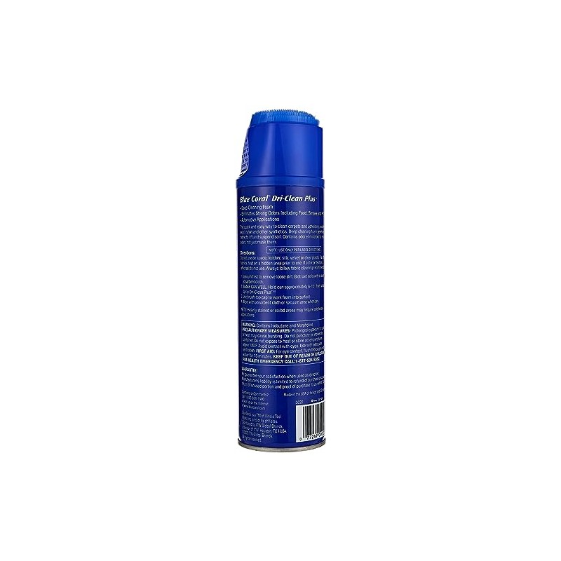 Blue Coral DC22 Upholstery Cleaner Dri-Clean Plus with Odor Eliminator,