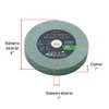 TRUPER PIES-6160T 6" Silicon Carbide Bench Grinding Wheels. Grit=60, Thickness=1",