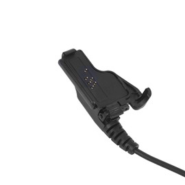 Pdflie XTS 2500 5000 U94 PTT Button Adapter Adaptor for Motorola xts2500 xts5000 Walkie Talkie Two Way Radio(Black,Wired)