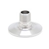 QiiMii 1.5" Tri Clamp Tri Clover Fittings to NPT 3/8"
