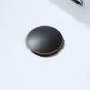 Luxier Metal Bathroom Sink Pop-Up Drain Stopper for Vessel and