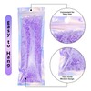Durimoiy 100 Pieces Holographic Mylar Bags - 2.7x8.6 inch Resealable