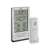 TFA-Dostmann 35.1162.54 environment thermometer Electronic environment thermometer Indoor/outdoor Black, Silver