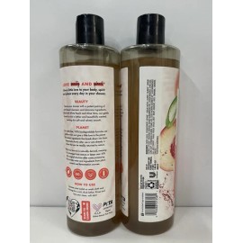 Love Beauty & Planet Smooth & Renew Body Wash Peach & Aloe Vera 20oz Each 2 PACK