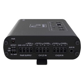 Wavtech link4-4-Channel Line Output Converter with AUX Input, Signal Summing and Remote