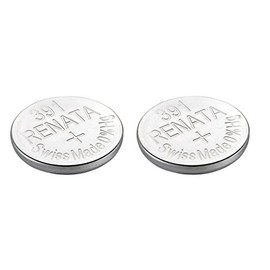 Renata Watch Battery Swiss Made Renata 391 or SR1120SW Or AG8 1.5V (2 Batteries, 391 Or SR 1120 SW)