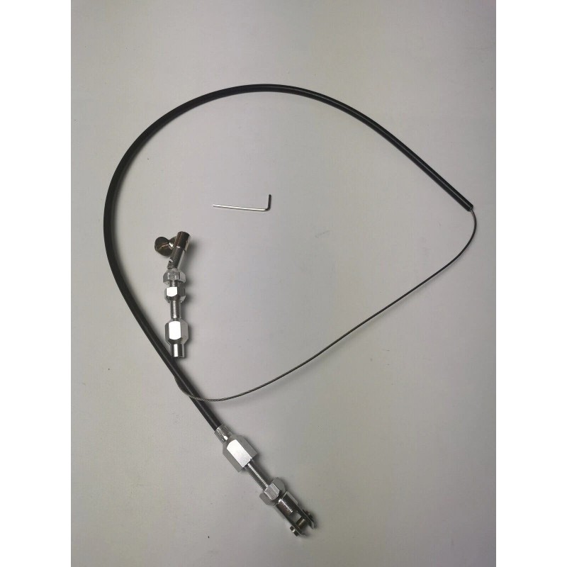 espeedpro21 Black Billet Aluminum 5"x2" Gas Pedal & 48" Throttle