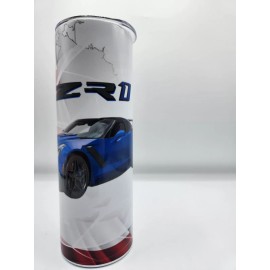 Handmade 2019 ZR1 Corvette Elkhart blue Custom Made Tumbler 20oz