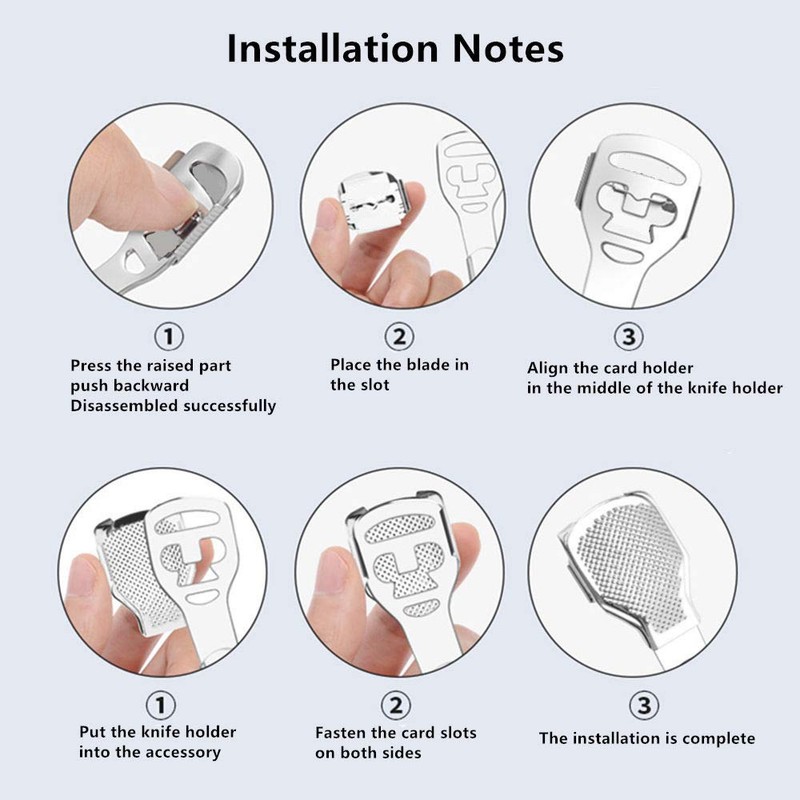 Drybely Professional Stainless Steel Callus Remover for Hardness, Pedicure and