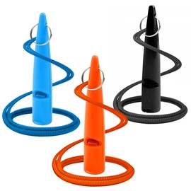 3 Pack Dog Whistles for Recall, High Pitch Dog Training Whistle with Lanyard Keychain, Effective Dog Whistle for Barking Control