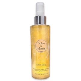 Dolce & Mania | Symphony Glitter Perfumed Water 200ml Scented Water with Glitter, Elegant and Shiny Fragrance for a Touch of Luxury