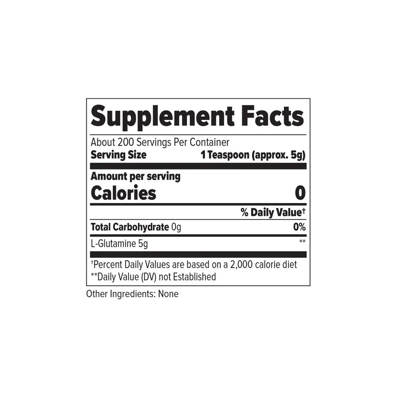 Glutamina Finaflex Pure Glutamina 1kg 200 Servicios