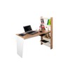 UGOS Modern Compact 47 Inch Computer Corner Desk with Hutch