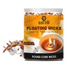 SATVIK STORE - 225 mechas flotantes redondas de corcho de