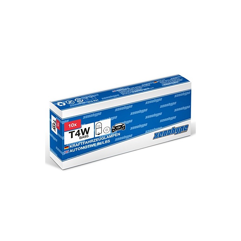 XENOHYPE 10 x T4W Premium BA9s 12 V 4 Watt