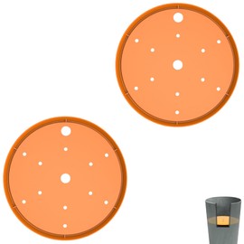 Furniok 2-Pack 18-Inch Round Planter Insert - Plant Pot Insert with Drainage Holes, Use Less Potting Soil, Planter Accessories for Indoor & Outdoor Use (18 inch)