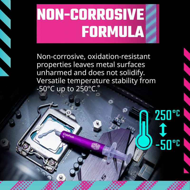 Cooler Master CryoFuze Premium Performance Thermal Paste, Nanoparticles, | 2