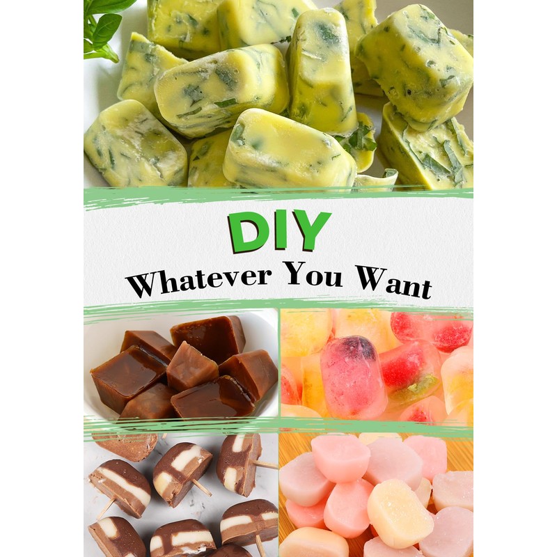DOQAUS Ice Cube Tray with Lid and Bin - 4