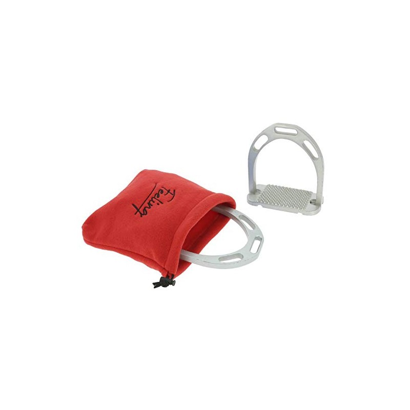 Ekkia Feeling Fleece Cover for Stirrups 1 Pair (Red)