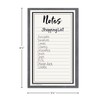 Teacher Created Resources Modern Farmhouse Notepad, Black, White 50 Count