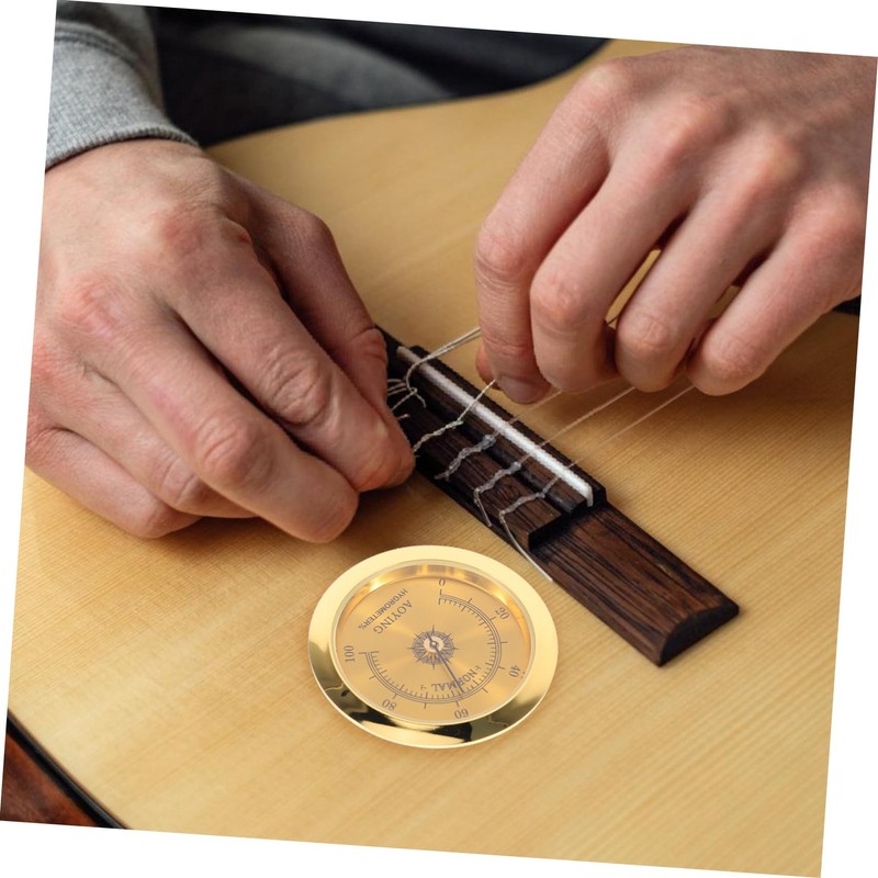 VICASKY Guitar Hygrometer Humidity Meter for Acoustic Folk Guitars Humidity