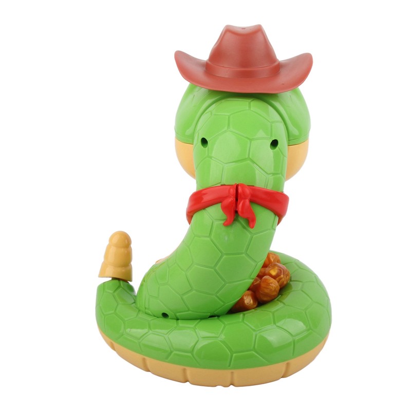 Electric Rattlesnake Toy Plastic Tricky Scary Rattlesnake Prank Toy Induction