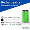 NextLED NT-2220LF-UV LED Underhood Work Light, 2000 Lumen, 8000mAh Rechargeable
